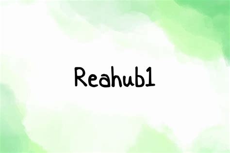 reahub1 on twitter